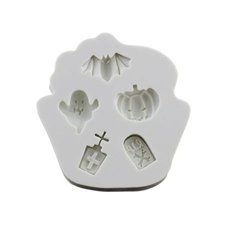 Halloween Theme Silicone Cake Mould Chocolate Fondant Cake Decoration Baking DIY Tools (Greyish White)
Halloween Theme Silicone Cake Mould Chocolate Fondant Cake Decoration Baking DIY Tools (Greyish White)
