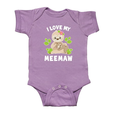 Inktastic Cute Sloth I Love My Meemaw with Green Leaves Gift Baby Boy or Baby Girl Bodysuit
Inktastic Cute Sloth I Love My Meemaw with Green Leaves Gift Baby Boy or Baby Girl Bodysuit