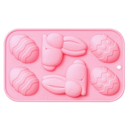6 Cavity Cake Mold Non-sticky Easy Demoulding DIY Food-grade Silicone Easter Bunny Egg Dessert Baking Mold
6 Cavity Cake Mold Non-sticky Easy Demoulding DIY Food-grade Silicone Easter Bunny Egg Dessert Baking Mold