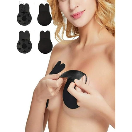 GustaveDesign 2Paris Rabbit Ear Breast Lift Cover Bra Invisible Self Adhesive Bra Push Up Reusable Backless Silicone Breast Petals Sticker Black DD/E Cup
GustaveDesign 2Paris Rabbit Ear Breast Lift Cover Bra Invisible Self Adhesive Bra Push Up Reusable Backless Silicone Breast Petals Sticker Black DD/E Cup