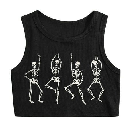nsendm Toddler Kids Girls Halloween Prints Tank Top Sleeveless Sports Dance Top Gymnastics Shelf Bra Adjustable Shirt Navy 4-5 Years
nsendm Toddler Kids Girls Halloween Prints Tank Top Sleeveless Sports Dance Top Gymnastics Shelf Bra Adjustable Shirt Navy 4-5 Years