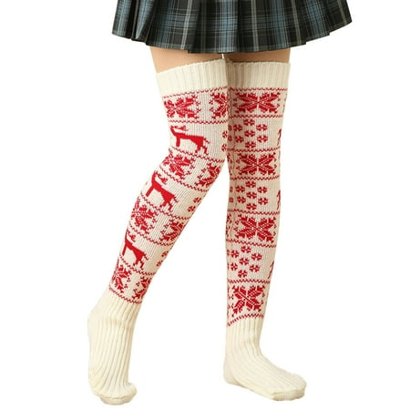 kpoplk Christmas Socks For Women Women Casual Christmas Deer Colorblock Knit Over Knee Socks Stockings(A)
kpoplk Christmas Socks For Women Women Casual Christmas Deer Colorblock Knit Over Knee Socks Stockings(A)