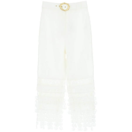 Zimmermann High Tide Nautical Cropped Trousers Women