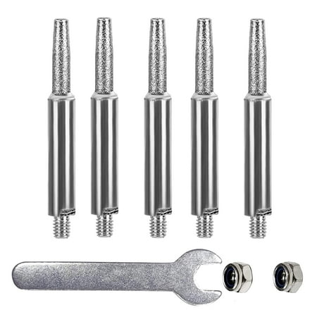 Steel Burr Bit Set High Hardness Replacement Engraving Bit 6mm Shank for Engraving Polishing Carving Jewelry Stone 5pcs 5.5mm
Steel Burr Bit Set High Hardness Replacement Engraving Bit 6mm Shank for Engraving Polishing Carving Jewelry Stone 5pcs 5.5mm