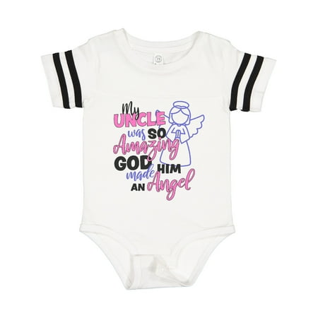 Inktastic My Uncle Was So Amazing God Made Him an Angel Gift Baby Girl Bodysuit