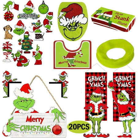 20pcs Christmas Grinch Hanging Banner Xmas Decor Grinch Christmas Door Corner Decoration Grinchs Christmas Bathroom Set Grinch Christmas tree pendant
20pcs Christmas Grinch Hanging Banner Xmas Decor Grinch Christmas Door Corner Decoration Grinchs Christmas Bathroom Set Grinch Christmas tree pendant