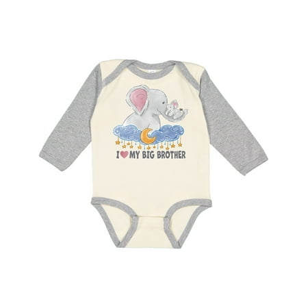 Inktastic I Love My Big Brother Cute Elephants with Moon and Stars Gift Baby Boy or Baby Girl Long Sleeve Bodysuit
Inktastic I Love My Big Brother Cute Elephants with Moon and Stars Gift Baby Boy or Baby Girl Long Sleeve Bodysuit