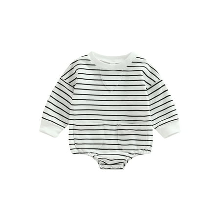 Huakaishijie Newborn Baby Boys Girls Casual Romper Long Sleeve Striped Fall Cotton Bodysuit Playsuiy
Huakaishijie Newborn Baby Boys Girls Casual Romper Long Sleeve Striped Fall Cotton Bodysuit Playsuiy