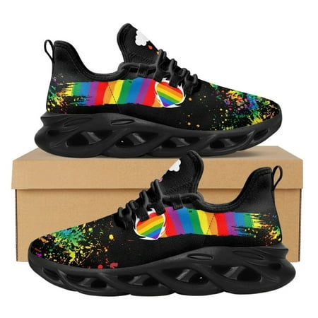 Summer Lightweight Women s Platform Shoes Love Win Lgbt Pride Trend Design Lace-Up Sneakers Outdoor Running Walking Shoes
Summer Lightweight Women s Platform Shoes Love Win Lgbt Pride Trend Design Lace-Up Sneakers Outdoor Running Walking Shoes
