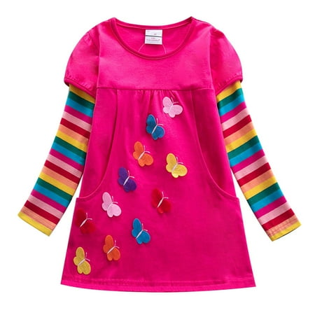 QIPOPIQ Girls Clothes Clearance Autumn Children s Girl s Clothing Long Sleeve Butterfly Embroidery Rainbow Two Pocket Dress
QIPOPIQ Girls Clothes Clearance Autumn Children s Girl s Clothing Long Sleeve Butterfly Embroidery Rainbow Two Pocket Dress