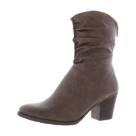 Baretraps Womens Leslie Faux Leather Casual Mid-Calf Boots