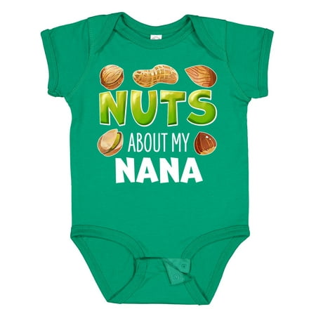 Inktastic Nuts About My Nana Peanut Almond Pistachio Gift Baby Boy or Baby Girl Bodysuit
Inktastic Nuts About My Nana Peanut Almond Pistachio Gift Baby Boy or Baby Girl Bodysuit