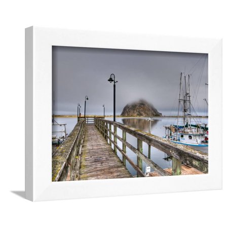 California, Morro Bay, Morro Rock, USA Framed Print Wall Art By Alan Copson