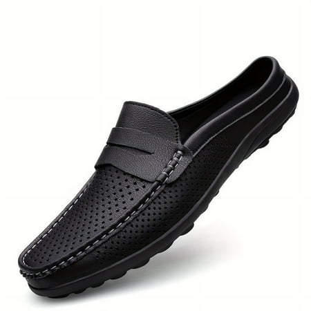 SHZHRUKUNSHM Breathable Men‘s Solid Colour Mesh Mule Shoes with Hollow Out Design Comfortable Non-Slip Rubber Sole Dress Shoes for Men Stylish Men‘s Footwear for All-Day Wear
SHZHRUKUNSHM Breathable Men‘s Solid Colour Mesh Mule Shoes with Hollow Out Design Comfortable Non-Slip Rubber Sole Dress Shoes for Men Stylish Men‘s Footwear for All-Day Wear
