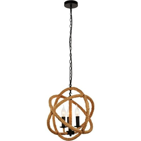 Elegant Lighting LDPD2109 16.7 x 15.7 in. Gerrit 3 Light Black & Brown Pendant
Elegant Lighting LDPD2109 16.7 x 15.7 in. Gerrit 3 Light Black & Brown Pendant