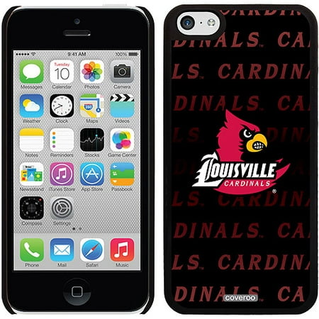University of Louisville Repeating Design on iPhone 5c Thinshield Snap-On Case by Coveroo