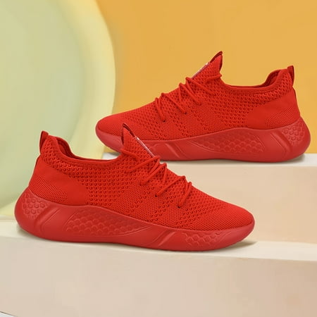 Solid Outdoor Running Shoes Flying Woven Lace Up Walking Sports Sneakers Women s Footwear
Solid Outdoor Running Shoes Flying Woven Lace Up Walking Sports Sneakers Women s Footwear