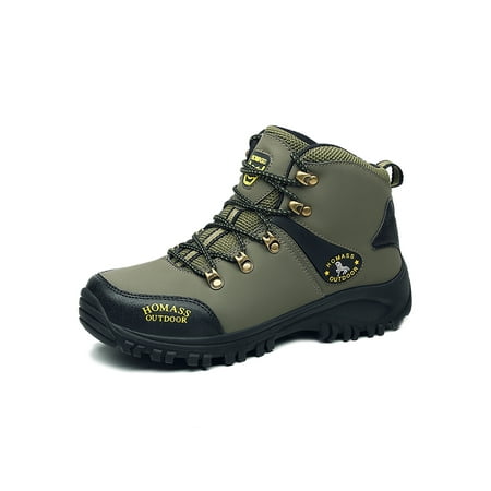 Daeful Men s Trekking Shoe Lace Up Hiking Boots Non-Slip Sneakers Comfortable Breathable Work Boot Walking Army Green with Plush Lined 9
Daeful Men s Trekking Shoe Lace Up Hiking Boots Non-Slip Sneakers Comfortable Breathable Work Boot Walking Army Green with Plush Lined 9