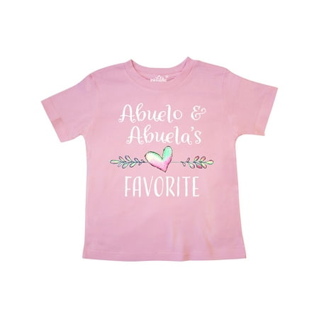Inktastic Abuelo and Abuelas Favorite- Heart Grandchild Gift Toddler Boy or Toddler Girl T-Shirt
Inktastic Abuelo and Abuelas Favorite- Heart Grandchild Gift Toddler Boy or Toddler Girl T-Shirt