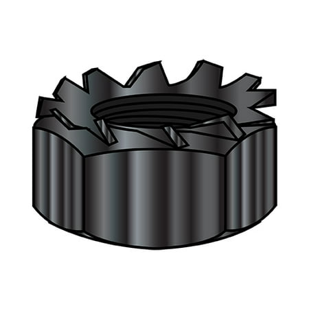 3/8-16 K Lock Hex Nut Black Oxide (Pack Qty 1 000) BC-37NKB