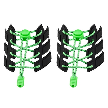 Tieless Elastic Shoe Laces - No Tie Shoelaces - One Size Fits All for Adults and Kids(310# Green)
Tieless Elastic Shoe Laces - No Tie Shoelaces - One Size Fits All for Adults and Kids(310# Green)