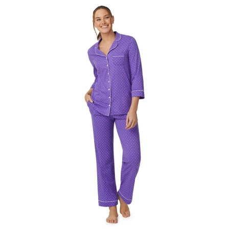Aria 3/4 Sleeve 100% Cotton Notch Collar Pajama Set with Pockets Women s Sizes S- 4X
Aria 3/4 Sleeve 100% Cotton Notch Collar Pajama Set with Pockets Women s Sizes S- 4X