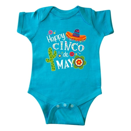 Inktastic Happy Cinco de Mayo- Sombrero Cactus Flowers Gift Baby Boy or Baby Girl Bodysuit
Inktastic Happy Cinco de Mayo- Sombrero Cactus Flowers Gift Baby Boy or Baby Girl Bodysuit