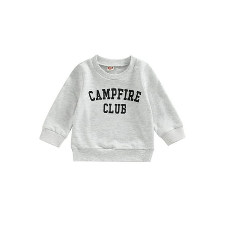 Baby Boy Girl Sweatshirt Letter Print Long Sleeve Crewneck Pullover Shirt Top Toddler Fall Clothes
Baby Boy Girl Sweatshirt Letter Print Long Sleeve Crewneck Pullover Shirt Top Toddler Fall Clothes