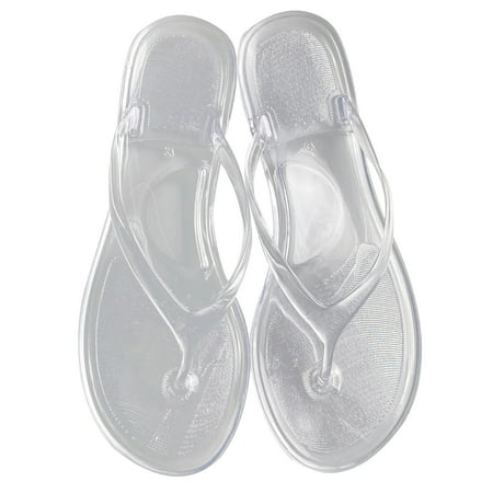 Xboschi Slippers for Women Ladies Summer Transparent Jelly Flat Bottom Clip Toe Flip Flops Beach Sandal Slippers
Xboschi Slippers for Women Ladies Summer Transparent Jelly Flat Bottom Clip Toe Flip Flops Beach Sandal Slippers