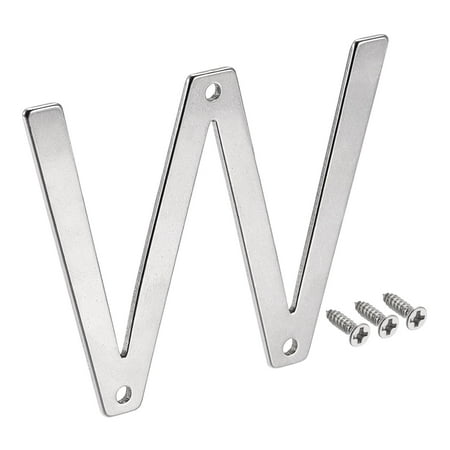 Uxcell 1.97 Inch Stainless Steel House Letter W for Mailbox Hotel Address Door Sign
Uxcell 1.97 Inch Stainless Steel House Letter W for Mailbox Hotel Address Door Sign
