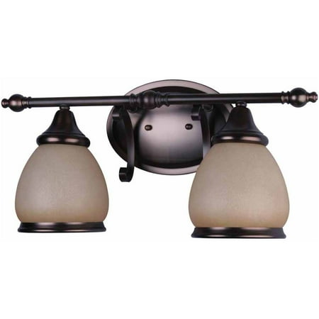 Volume Lighting V4762 Camden 2 Light 21 Wide Bathroom Vanity Light - Bronze