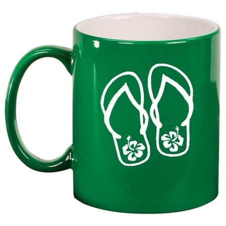Flip Flops With Hibiscus Ceramic Coffee Mug Tea Cup Gift for Her Him Men Women Mom Dad Daughter Son Wife Husband Friend Birthday Sandals Hawaiian Flower Housewarming (11oz Green)
Flip Flops With Hibiscus Ceramic Coffee Mug Tea Cup Gift for Her Him Men Women Mom Dad Daughter Son Wife Husband Friend Birthday Sandals Hawaiian Flower Housewarming (11oz Green)