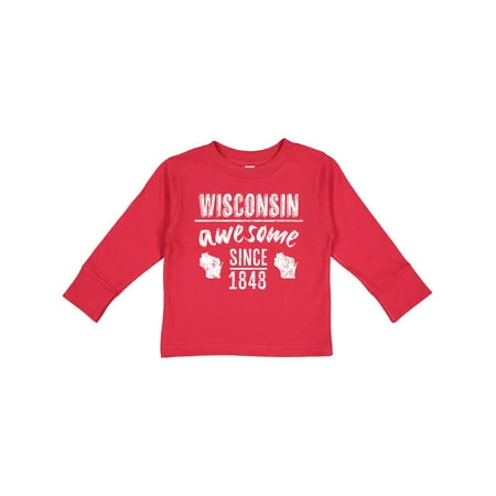 Inktastic Wisconsin Awesome Since 1848 Gift Toddler Boy or Toddler Girl Long Sleeve T-Shirt
Inktastic Wisconsin Awesome Since 1848 Gift Toddler Boy or Toddler Girl Long Sleeve T-Shirt