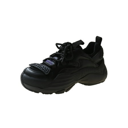 Difumos Ladies Walking Shoes Round Toe Sport Sneaker Lace Up Casual Shoe Jogging Comfortable Sneakers Nonslip Low Top Trainers Black 5.5
Difumos Ladies Walking Shoes Round Toe Sport Sneaker Lace Up Casual Shoe Jogging Comfortable Sneakers Nonslip Low Top Trainers Black 5.5