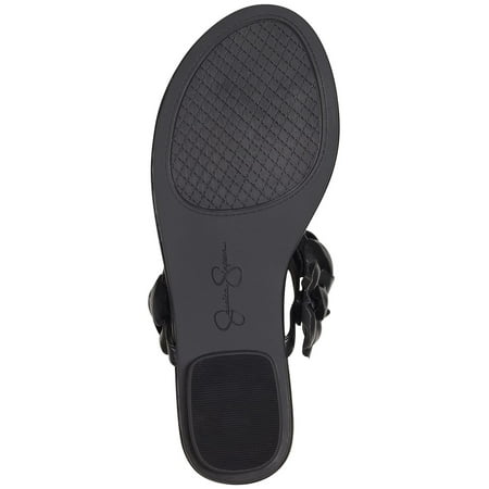 Jessica Simpson Women s Ginima Floral Embellished Flat Thong Sandals
