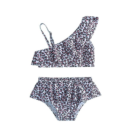 Summer Toddler Girls Swimsuit Leopard Print Ruffles Two Piece Swimwear Swimsuit Bikini
Summer Toddler Girls Swimsuit Leopard Print Ruffles Two Piece Swimwear Swimsuit Bikini