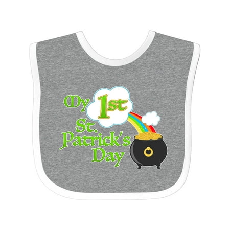 Inktastic My First St. Patricks Day- Pot of Gold and Rainbow Boys or Girls Baby Bib
Inktastic My First St. Patricks Day- Pot of Gold and Rainbow Boys or Girls Baby Bib