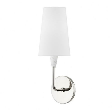 -1 Light Wall Sconce In Transitional Style-5.25 Inches Wide By 16.5 Inches High Polished Nickel Aged Brass Finish With White Linenshade Mitzi
-1 Light Wall Sconce In Transitional Style-5.25 Inches Wide By 16.5 Inches High Polished Nickel Aged Brass Finish With White Linenshade Mitzi