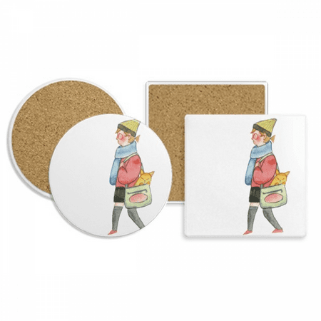 Miaoji Painting Cat Shopping Girl Coaster Cup Mug Holder Absorbent Stone Cork Base Set
Miaoji Painting Cat Shopping Girl Coaster Cup Mug Holder Absorbent Stone Cork Base Set