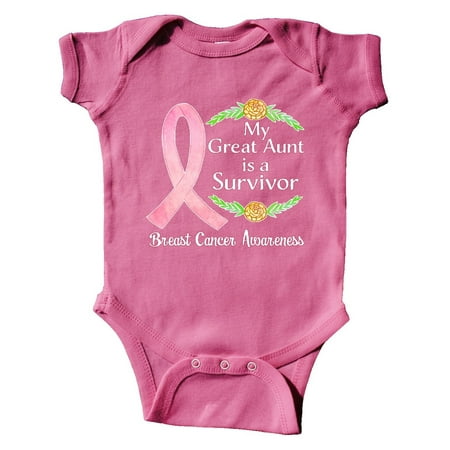 Inktastic My Great Aunt is a Survivor Breast Cancer Awareness Gift Baby Boy or Baby Girl Bodysuit
Inktastic My Great Aunt is a Survivor Breast Cancer Awareness Gift Baby Boy or Baby Girl Bodysuit
