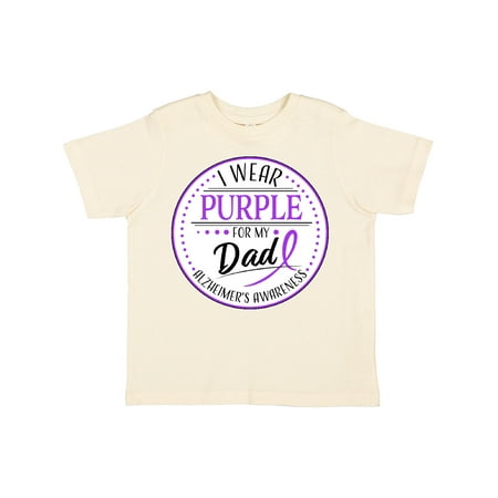 Inktastic I Wear Purple for my Dad- Alzheimers Awareness Boys or Girls Toddler T-Shirt 
Inktastic I Wear Purple for my Dad- Alzheimers Awareness Boys or Girls Toddler T-Shirt