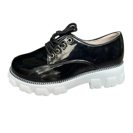 GNEIKDEING Ladies Solid Color Shoes Rhinestone Patent Lace Up Casual Shoes Gift on Clearance
GNEIKDEING Ladies Solid Color Shoes Rhinestone Patent Lace Up Casual Shoes Gift on Clearance