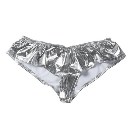 KDDYLITQ Women Panty Underwear Leather Seamless V String Sexy Underwear Boyshort Silver One Size
KDDYLITQ Women Panty Underwear Leather Seamless V String Sexy Underwear Boyshort Silver One Size
