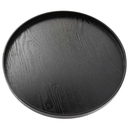 Round Solid Wooden Tea Table Tray Coffee Food Meals Chinese Tea Serving Tray Traditional Bamboo Kung Tray Black 
Round Solid Wooden Tea Table Tray Coffee Food Meals Chinese Tea Serving Tray Traditional Bamboo Kung Tray Black