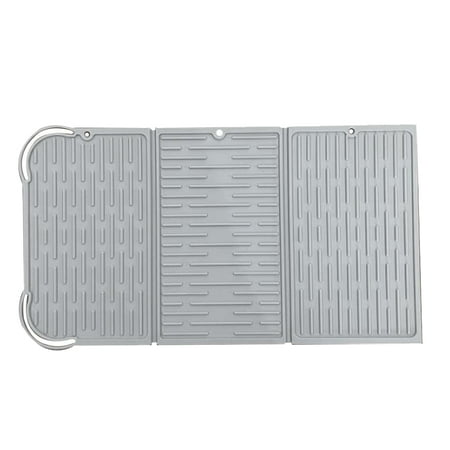 Big Silicone Dish Drying Mat Drainer Mat Protection Heat Resistant Counter Top Mat Sink Non Slip Dish Tool Grey
Big Silicone Dish Drying Mat Drainer Mat Protection Heat Resistant Counter Top Mat Sink Non Slip Dish Tool Grey