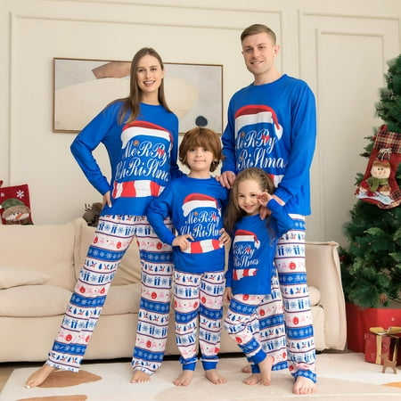 HuaAngel Family Pajamas Sets Christmas PJ s with Letter Long Sleeve Tee and Bottom Loungewear
HuaAngel Family Pajamas Sets Christmas PJ s with Letter Long Sleeve Tee and Bottom Loungewear