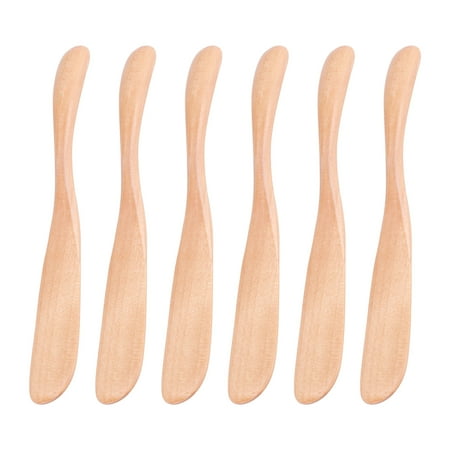 Wooden Butter Knife Cheese Spreader 6.5 Inch Knife Butter Cake Knife Mask Knife 6 Pieces
Wooden Butter Knife Cheese Spreader 6.5 Inch Knife Butter Cake Knife Mask Knife 6 Pieces