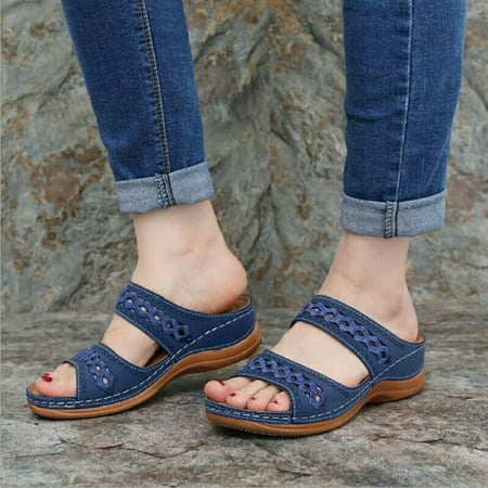 Women Sandals Orthopedic Slippers Open Toe Summer Shoes Vintage Low Heels Female Platform Shoes Corrector Sponge Walking Sandals
Women Sandals Orthopedic Slippers Open Toe Summer Shoes Vintage Low Heels Female Platform Shoes Corrector Sponge Walking Sandals