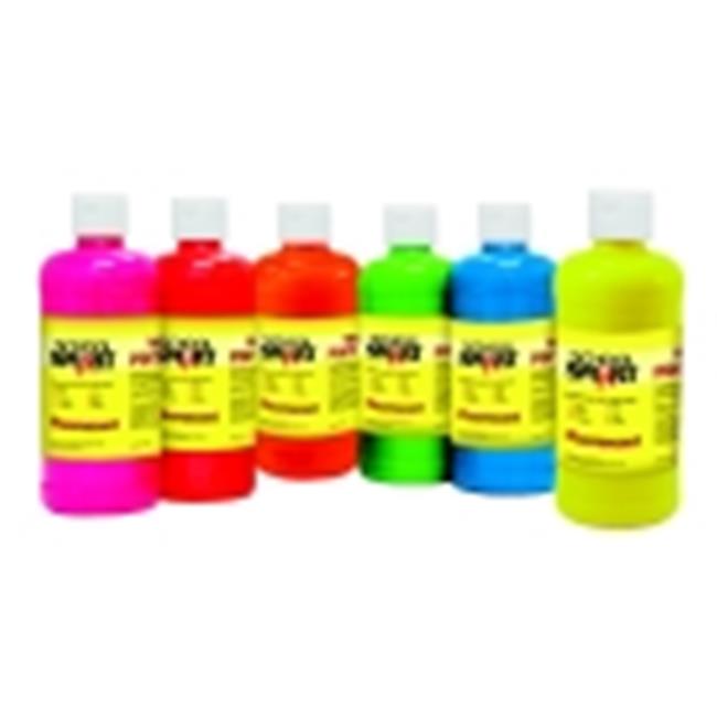 School Smart Tempera Paint Dauber Tip Markers, 2Ounce, Set of 6