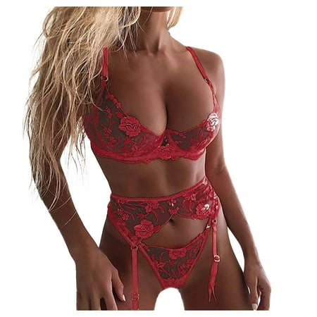 wendunide lingerie for women New Fashion Lace Lingerie Underwear Sleepwear Steel Ring Pajamas Garter Bra & Brief Sets Red L
wendunide lingerie for women New Fashion Lace Lingerie Underwear Sleepwear Steel Ring Pajamas Garter Bra & Brief Sets Red L